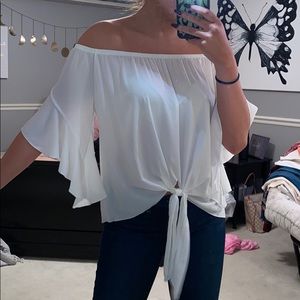 Mod off the shoulder top